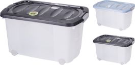 Zaboj 45l s kolesi, pvc
