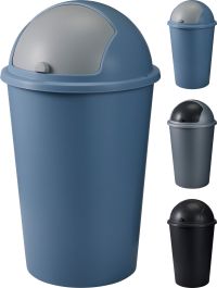 Koš za smeti 50l, Rolltop, antracit, siv, moder 

