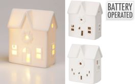 Hiška keramična led 10,5 cm,  Koop.
.