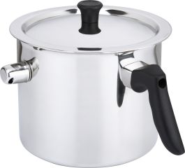 Lonec za mleko s piščalko Cheffino, 1,5l, ind.
