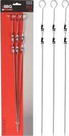 Naboda za žar BBQ iz nearjavečega jekla 45 cm, set 3/1, Koop.