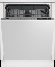 Pomivalni stroj vgradni Beko BDIN25324, širina 60 cm, D klasa, 3 košare, 15 pogrinjkov, 45 dBA