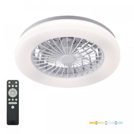 Ventilator stropni z LED svetilko VENTELUX 24W+15W 3CCT daljinsko upravljanje fi 40,05cm BEL