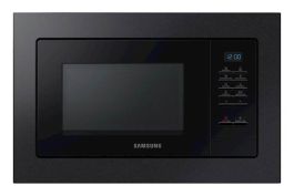 Vgradna mikrovalovna pečica Samsung MG23A7013CB/OL, črna, žar