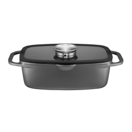 Pekač Basic Graphite Ambiton s pokrovom 32x21cm

