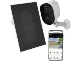 Kamera GOSMART zunanja/vrtljiva IP-1150 4MPX SNAP z WIFI, solarnim panelom in baterijo 5200 mAh Emos