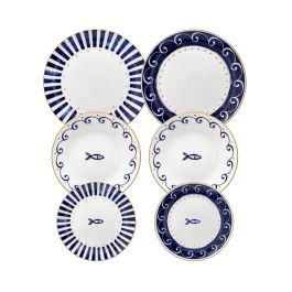 Krožnik garnitura Madison Sardinia 18/1, porcelan
