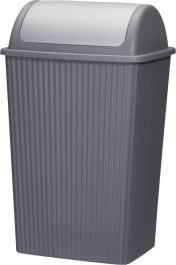 Koš za smeti 10l, Rolltop, antracit/siv
