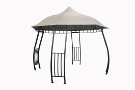 Paviljon vrtni bež fi 3,3x2,8 m,
