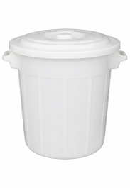 Kad PVC za zelje s pokrovom, 70l, Plana
