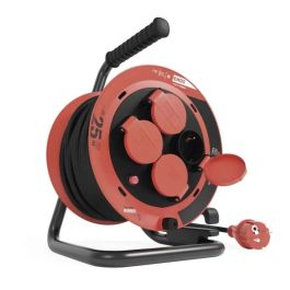 Roleta kabelska 25m 3x1mm2 GUMA Rdeča EMOS