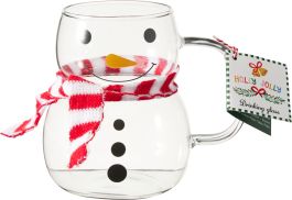 Kozarec stekleni, Snežak, 586 ml
