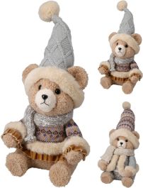 Figura božična Teddy medvedek 48 cm

