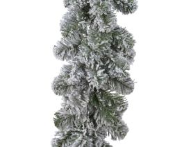 Girlanda, novoletna zelena, zasnežena,  270 cm Imperial
