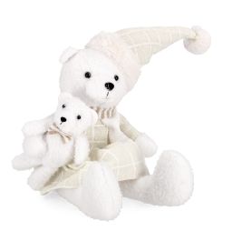Figura medvedek Malik, s krilom, 51 cm
