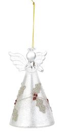 Figura angel steklen 13 cm
