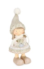Figura deklica  s kapo 23 cm
