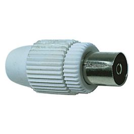 KONEKTOR IEC RAVNI ŽENSKI A203R BELI