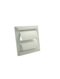 POKROV ZUNANJI samodejni zaklop fi 125 cev mere 165x165 beli 