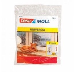 Trak tesnilni za okna Tesamoll Universal 6mm, bel, 10m x 9mm 
