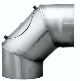KOLENO DIMNO INOX 150/90 Z VRATCI 
