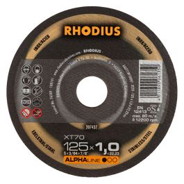 REZALKA 115x1.0x22.23 Fe/Inox XT 70, ALPHA - RHODIUS
100/karton