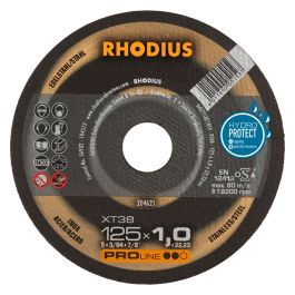 REZALKA 125x1.0x22.23 Fe/Inox XT 38, PRO - RHODIUS
50/karton