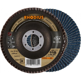 BRUS LAMELNI 115x22.23 Fe/Inox gr. 40 LSZ F1, PRO - RHODIUS
10/karton