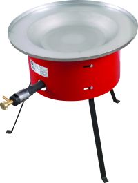 Žar plinski visok z G1 z RF ploščo, fi  48 cm, Gor.