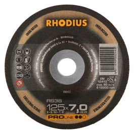 BRUSILKA 125x 7.0(6.0)x22.23 Fe/Inox RS 38, PRO - RHODIUS
25/karton