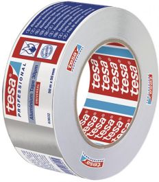Trak lepilni večnamenski Tesa Professional Aluminium Tape, aluminijast, 50m x 50mm
