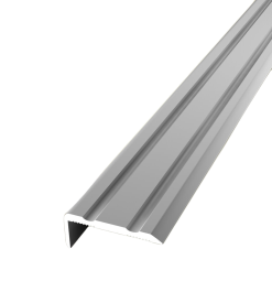 PROFIL KOTNI ALU 24,5x10x2,0mm, L-270cm, PF 236, srebrn, samolepilni 