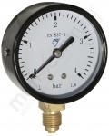 MANOMETER PTL fi 100    0 -    6 bar, cl 1,6% ,spodaj priklop 1/2