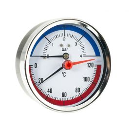 TERMOMANOMETER PTL 0 - 4 bar / 120 C, priklop zadaj, 1/2" Dn 15, PTL ,kovinsko ohišje
03802/TMA80