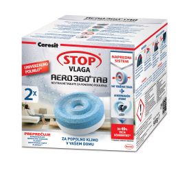 AERO 360°tablete
2 tableti za odstranjevanje vlage AERO 360°nevtral