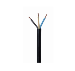 Kabel mehkožilni PP/L 3x2,5 črn H05VV-F 