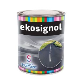 Ekosignol barva za horizontalno signalizacijo  0,75l bela Svjetlost