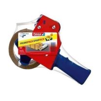 Odvijalec ročni Tesa pack in rjav embalažni trak 50m x 48mm

