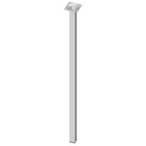 Noga mizna 25x25x700mm, bela 