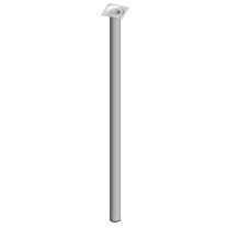 Noga mizna FI30x700mm, bela 
