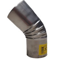 KOLENO DIMNO INOX  80/45  VLEČENO   