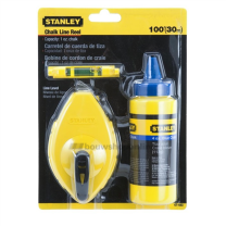 VRVICA OZNAČ. "STANLEY" 30m + KREDA + LIBELA 7cm