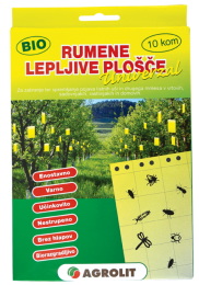 Rumene lepljive plošče univerzal, Ag.
