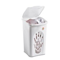 Koš za perilo 50l Primavera, bel 
