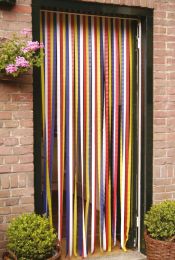 Zaščita za vrata proti mrčesu 90x210cm, 36 barvnih trakov