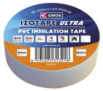 Trak izolirni 0,13x15mm 10m BELI Izotape 10/1 