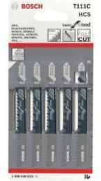 List za vbodno žago T 111C 5/1 za mehak les (4-50mm) iverke, panelke, vlaknene plošče– BOSCH