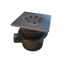 SIFON TALNI 1/1  FI 50 z inox ploščo 150 x 150 ENOJNI 