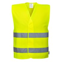 Telovnik odsevni visitor (rumena) št.L/XL