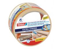 Trak lepilni obojestranski, tkaninast Tesa Extra Strong, 5m x 50mm